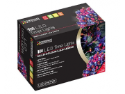 Christmas Workshop LED Timer Lights (multi-colour ultra bright) x 100